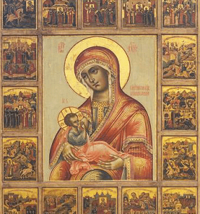 Икона Пресвятой Богородицы "Млекопитательница"